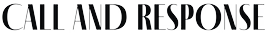 Logo for Call and Response